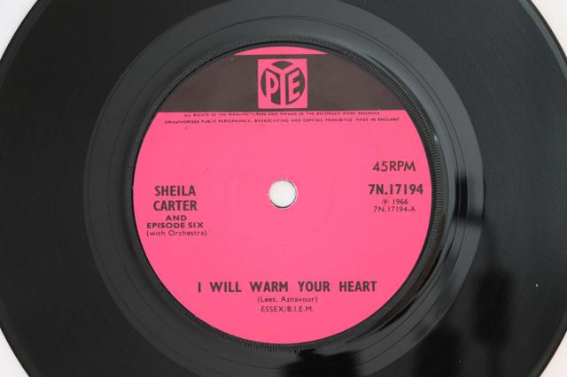 【中古】英7” Sheila Carter ＆ Episode Six I Will Warm Your Heart 7N17194 Pye Records /00080