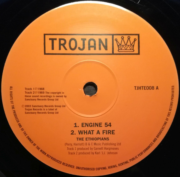【中古】英10” Ethiopians Engine 54 TJHTE008 TROJAN RECORDS /00200
