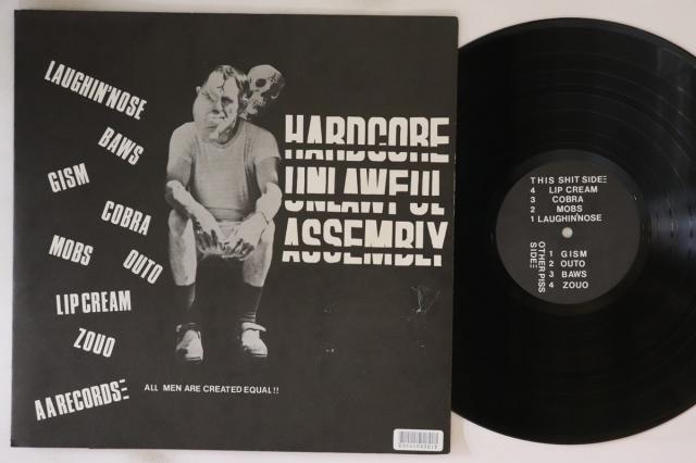 【中古】LP/GF Various, Gism, Lip Cream, Zouo Hardcore Unlawful AA004 AA Japan Vinyl /00400