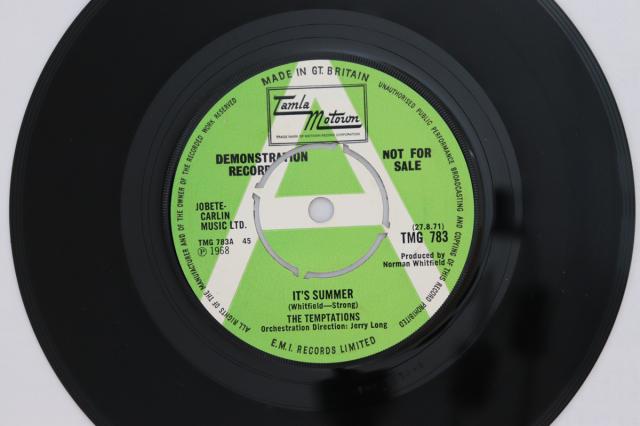 英7” Temptations Its Summer TMG783 Tamla Motown プロモ /00080 英7” Temptations Its Summer TMG783 Tamla Motown プロモ