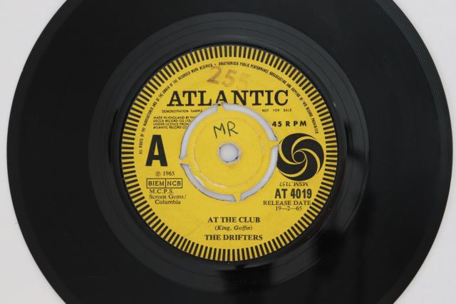 【中古】英7” Drifters At The Club AT4019 Atlantic プロモ /00080
