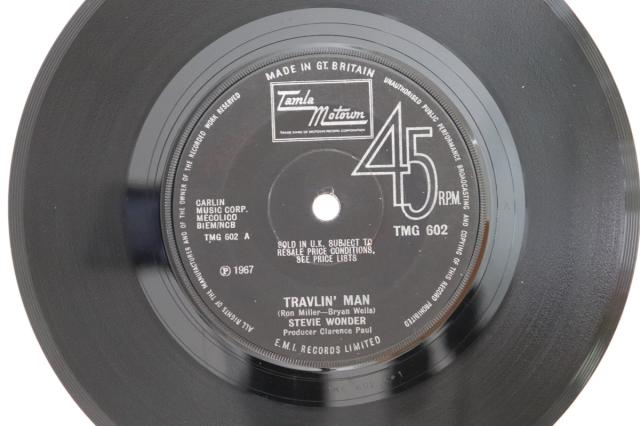 中古】英7” Stevie Wonder Travlin Man TMG602 Tamla Motown /00080