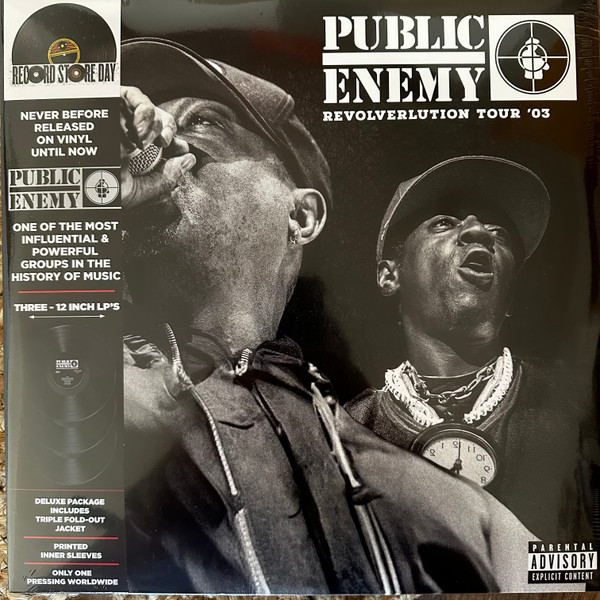 【新品】3LP Public Enemy Revolverlution Tour 2003 783743A Culture Factory /00780