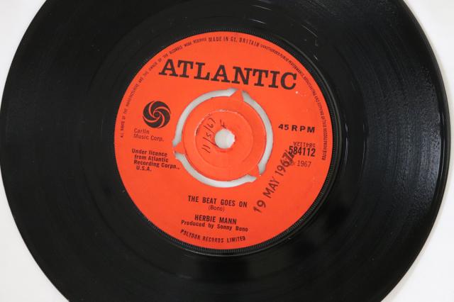 【中古】英7” Herbie Mann The Beat Goes On / Free For All 584112 Atlantic /00080