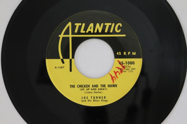 【中古】米7” Joe Turner His Blues Kings The Chicken And The Hawk (Up Up And Away) / Mornin 451080 ATLANTIC /00080