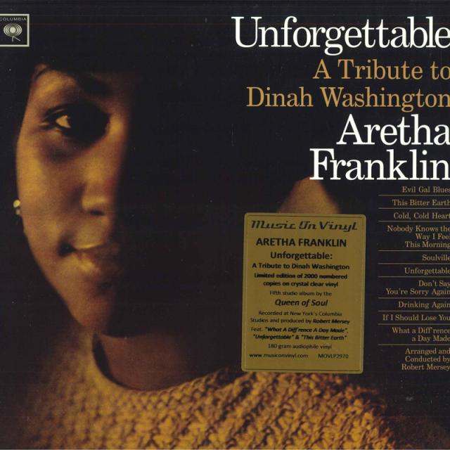 【新品】欧LP Aretha Franklin Unforgettable - A Tribute To Dinah Washington MOVLP2970 Music On Vinyl, Colu /00260