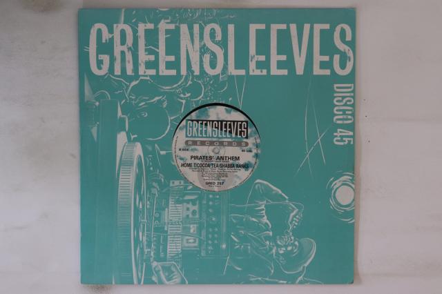 【中古】英12” Home T / Cocoa Tea / Shabba Ra Pirates Anthem GRED257 Greensleeves Records /00250