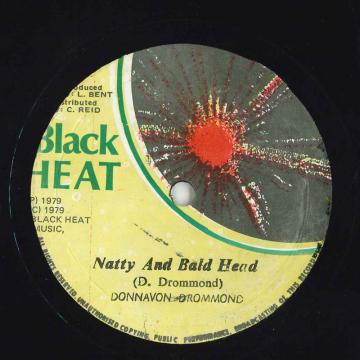 【中古】ジャマイカ12” Donovan Drummond Natty And Bald Head BH001 Black Heat /00250