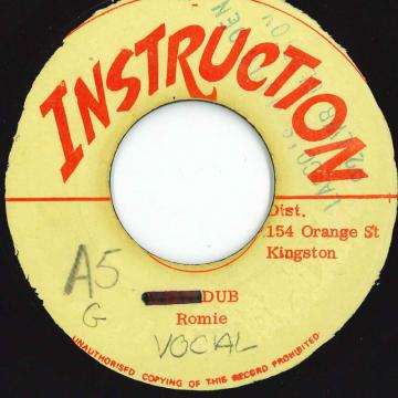 【中古】ジャマイカ7” Ronnie Davis My Lovie Dovie none Instruction /00050