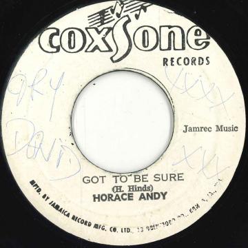 【中古】ジャマイカ7” Horace Andy  / Jackie Mittoo Got To Be Sure / Melody Maker none Coxsone Records /00050