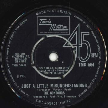 【中古】英7” The Contours Determination TMG564 Tamla Motown /00050