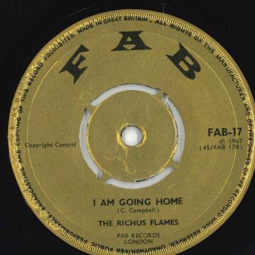 【中古】英7” The Righteous Flames Need To Be Loved / I Am Going Home FAB17 Fab /00050