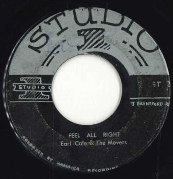 【中古】ジャマイカ7” Earl Cole (5) ＆ The Movers (7) Feel All Right / Lonely Girl ST605 Studio One /00050