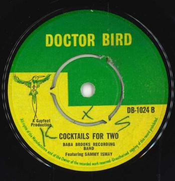 【中古】英7” Joe White and Chuck / The Baba My Love For You / Cocktails For Two DB1024 Doctor Bird /00050 6,778円