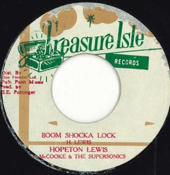 【中古】ジャマイカ7” Hopeton Lewis , Tommy McCook ＆ Boom Shocka Lock none Treasure Isle /00050 6,435円