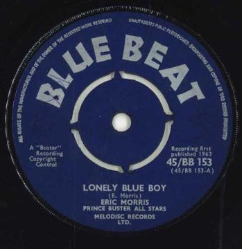【中古】英7” Eric ”Monty” Morris , Prince B Lonely Blue Boy / Oh We 45/BB153 Blue Beat /00050