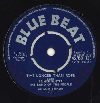 【中古】英7” Prince Buster Time Longer Than Rope / Fake King 45/BB133 Blue Beat /00050