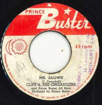 【中古】ジャマイカ7” Jah Fender / Cliff ＆ The Organ Sweet P / Mr. Brown none Prince Buster /00050