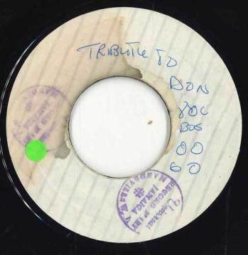 【中古】ジャマイカ7” Busty Brown A Broken Heart / Tribute To A King none Upsetter Records /00050