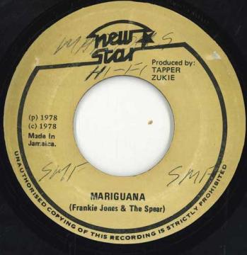 【中古】ジャマイカ7” Frankie Jones ＆ The Spear Mariguana none New Star /00050