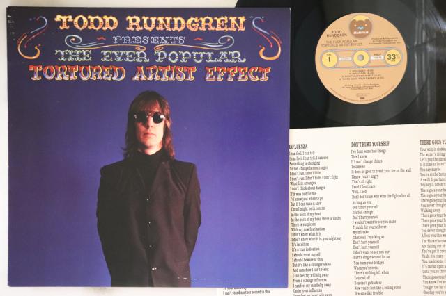 中古】LP Todd Rundgren Ever Popular Tortured Artist Effect