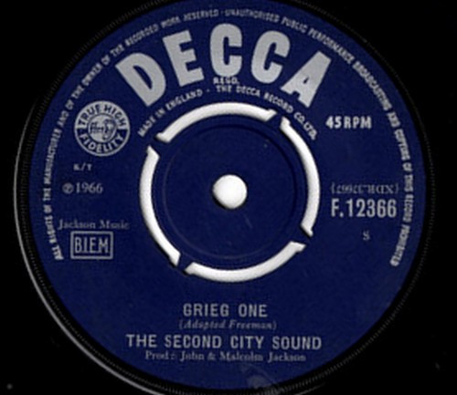 【中古】英7” Second City Sound Grieg One F12366 Decca /00080