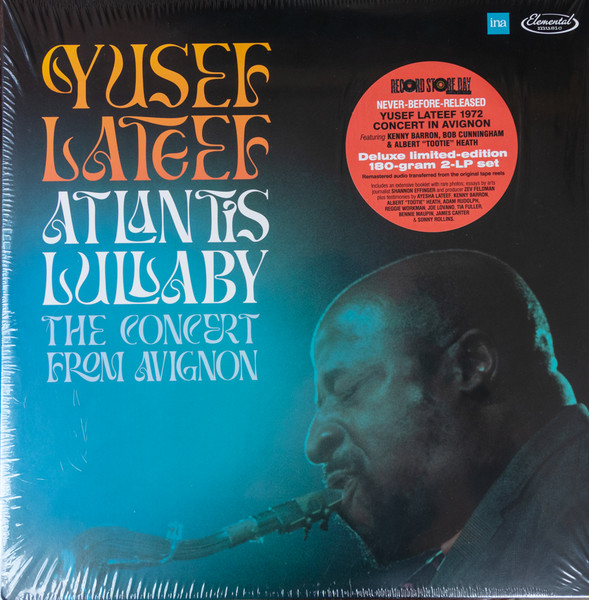 【新品】ワールドワイド2LP Yusef Lateef Atlantis Lullaby - The Concert From Avignon 5990545 Elemental Music /00660