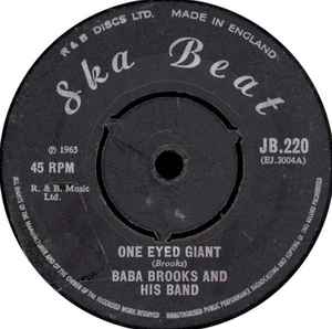 【中古】ジャマイカ7” Baba Brooks Band / Dynamites,  One Eyed Giant / Walk Out On Me JB220 Ska Beat /00080