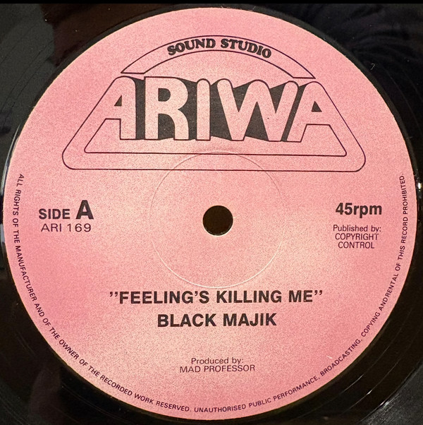 【中古】英12” Black Majik / Mad Professor Feelings Killing Me / Dub The Clairvoyant ARI169 Ariwa Sound Studio /00250