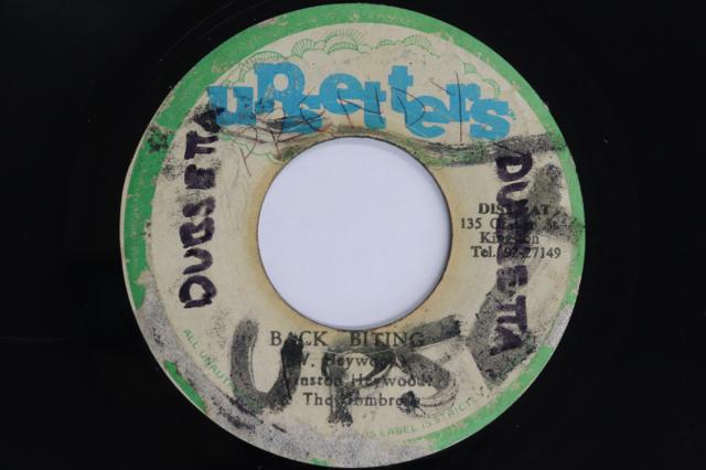 【中古】ジャマイカ7” Winston Heywood ＆ The Hombres Back Biting none Upsetters /00080