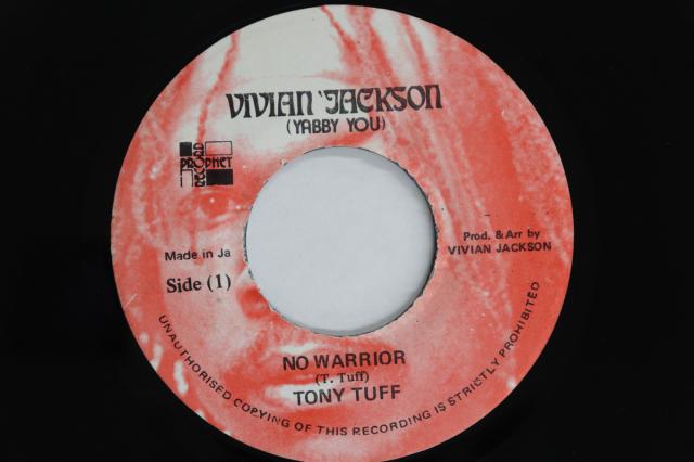 【中古】ジャマイカ7” Tony Tuff No Warrior NONE Vivian Jackson, Prop /00080