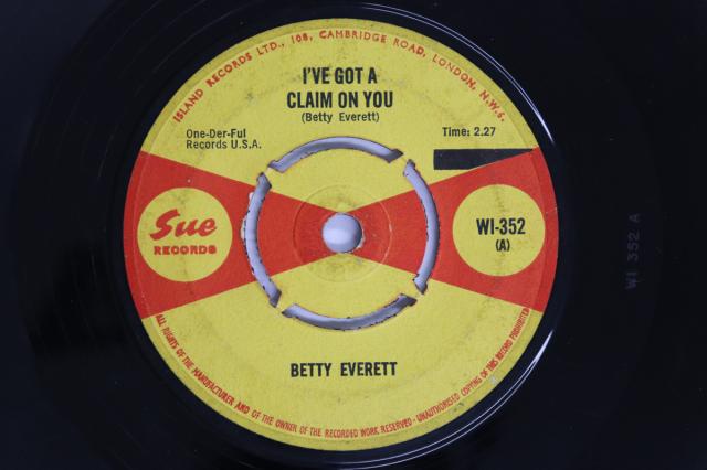 【中古】英7” Betty Everett Ive Got A Claim On You WI352 Sue Records /00080