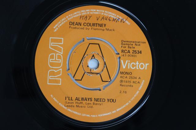 英7” Dean Courtney Ill Always Need You / Tammy RCA2534Promo RCA Victor プロモ /00080 英7” Dean Courtney Ill Always Need You / Tammy RCA2534Promo