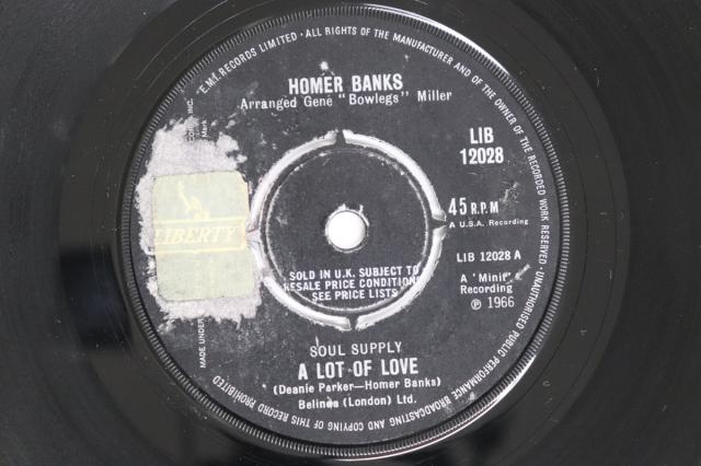 【中古】英7” Homer Banks A Lot Of Love LIB12028 Liberty /00080
