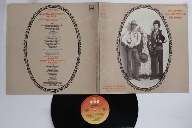 【中古】伊LP Ost, Ennio Morricone Un Genio, Due Compari, Un POLLO CBS69231 CBS /00400