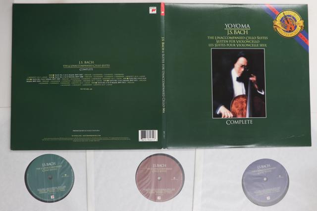 【中古】米3LP ヨー・ヨー・マ J S バッハ 無伴奏チェロ組曲 LDY26118 SONY CLASSICAL /00920