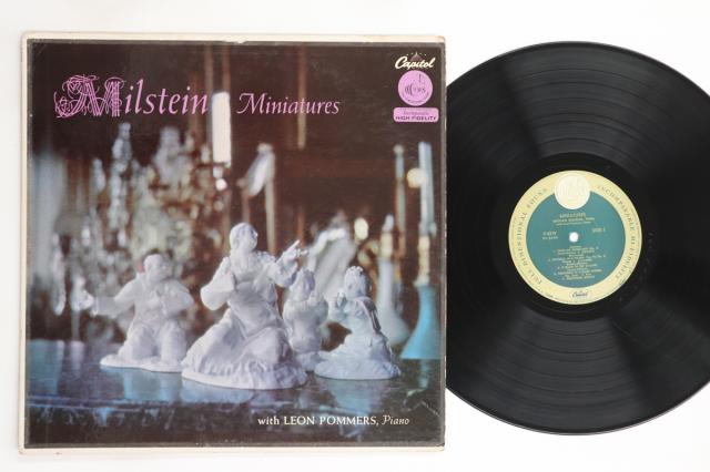 米LP ナタン・ミルシテイン, レオン・ ミルシテイン小品集 P8339 CAPITOL /00260 中古】米LP ナタン・ミルシテイン, レオン・ ミルシテイン小品集