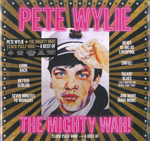 【新品】英2LP Pete Wylie Teach Yself WAH! - A Best of Pete Wylie ＆ The Might WV0001 Chrysalis Records 未開封 /00660 5,350円