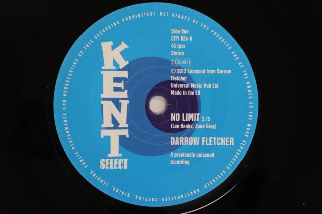 【中古】英7” Darrow Fletcher No Limit / What Good Am I Without You CITY024 KENT SELECT /00080 13,490円