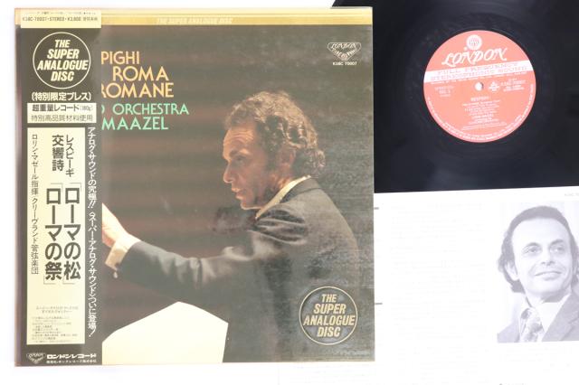 【中古】LP Respighi,cleveland Orchestra,lorin Maazel Pini K38C70007 LONDON Japan Vinyl /00260