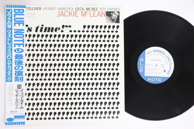 【中古】LP Jackie Mclean Its Time! BN4179,BST84179 BLUE NOTE /00260