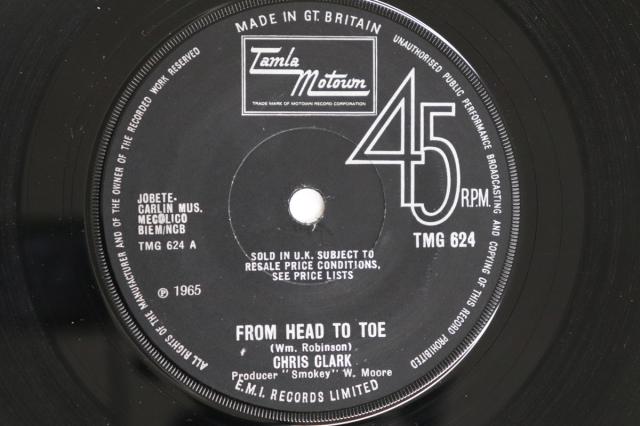 【中古】英7” Chris Clark From Head To Toe / Beginning Of The End TMG624 TAMLA MOTOWN /00080