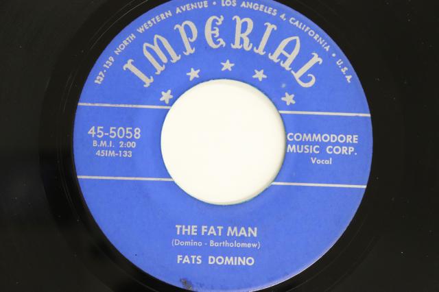 【中古】米7” Fats Domino Fat Man / Detroit City Blues 455058 IMPERIAL /00080
