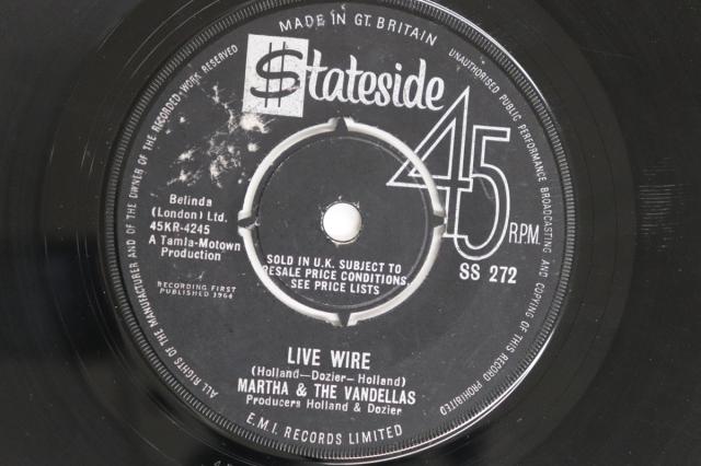 英7” Martha & The Vandellas Live Wire / Old Love (Lets Try It Again) SS272 STATESIDE /00080 中古】英7” Martha ＆ The Vandellas Live Wire / Old Love (Lets Try