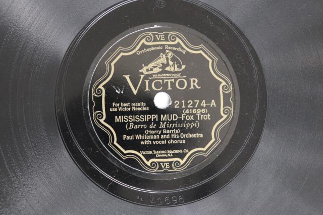 【中古】米78RPM/SP Paul Whiteman Mississippi Mud / From Monday On 21274 VICTOR /00500