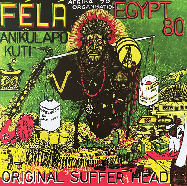 【新品】米LP Fela Kuti ＆ Egypt 80 Original Suffer Head (Green Vinyl) KFR20393GREENVI Knitting Factory Rec 未開封 /00260