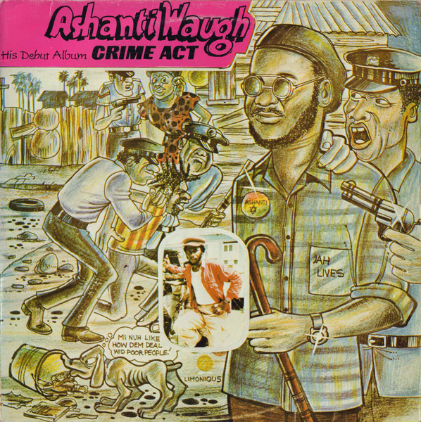 【中古】ジャマイカLP Ashanti Waugh Crime Act NONE Black Solidarity /00260