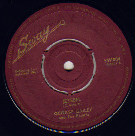 【中古】英7” George Bailey & The Planets / Jezebel / Nora SW004 Sway /00080