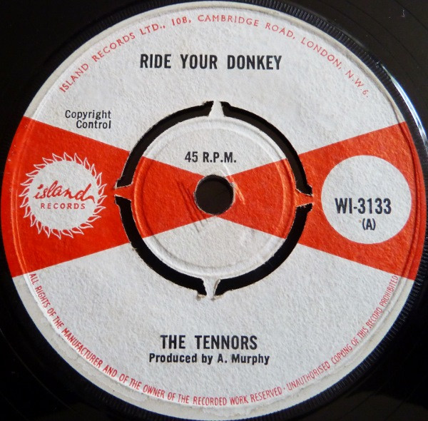 【中古】英7” Tennors Ride Your Donkey WI3133 Island Records /00080