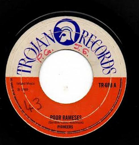 【中古】英7” Pioneers Poor Rameses TR698 Trojan Records /00080